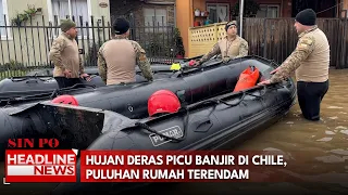 Hujan Deras Picu Banjir Di Chile, Puluhan Rumah Terendam