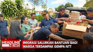 Imigrasi Salurkan Bantuan Bagi Warga Terdampak Gempa NTT