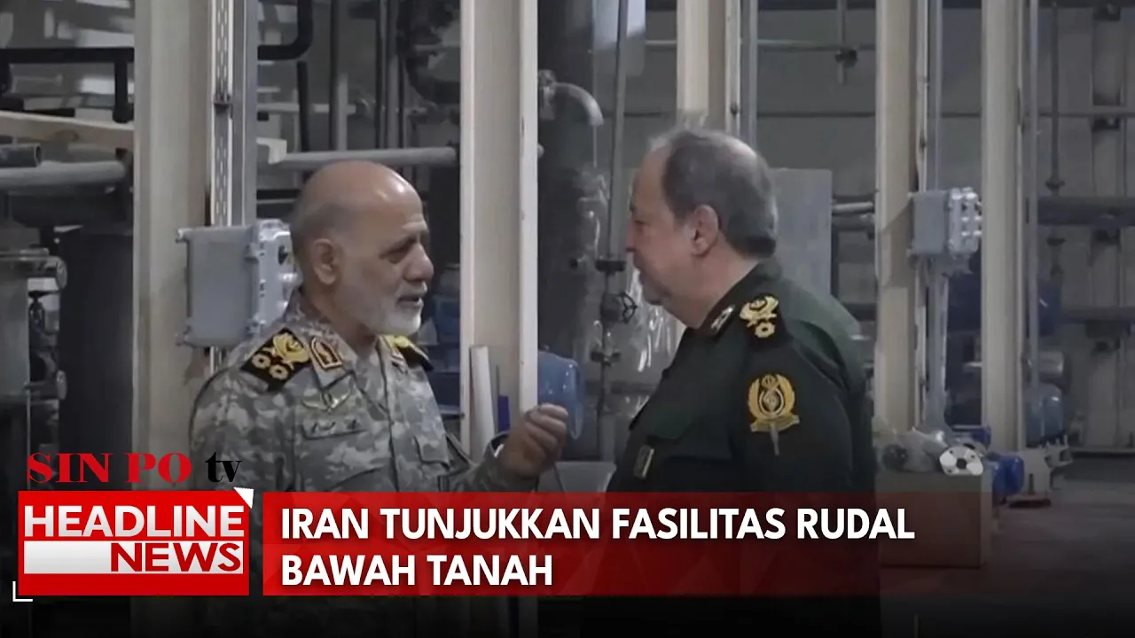 Iran Tunjukkan Fasilitas Rudal Bawah Tanah