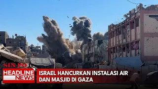 Israel Hancurkan Instalasi Air Dan Masjid di Gaza