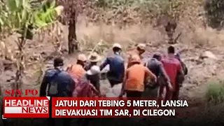 Jatuh Dari Tebing 5 Meter, Lansia Dievakuasi Tim Sar, Di Cilegon