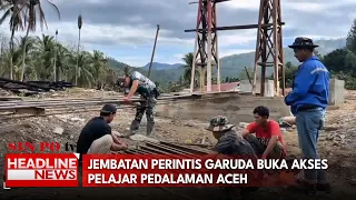 Jembatan Perintis Garuda Buka Akses Pelajar Pedalaman Aceh