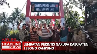 Jembatan Perintis Garuda Kabupaten Lebong Rampung