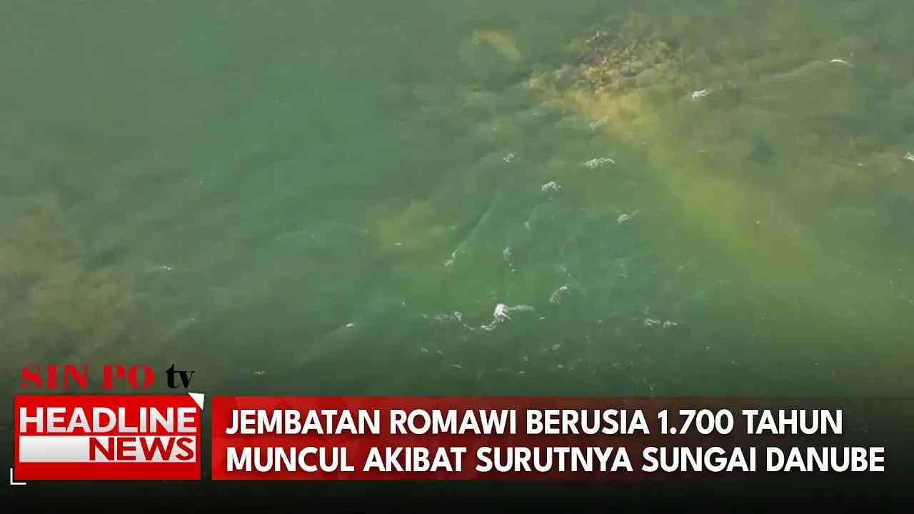 Jembatan Romawi Berusia 1.700 Tahun Muncul Akibat Surutnya Sungai Danube
