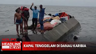 Kapal Tenggelam di Danau Karibia