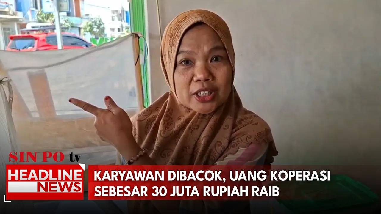 Karyawan Dibacok, Uang Koperasi Sebesar 30 Juta Rupiah Raib