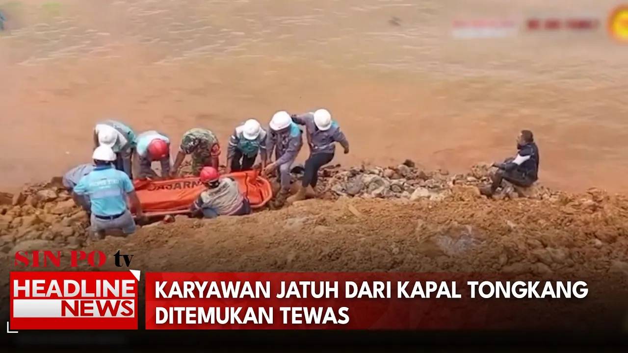 Karyawan Jatuh Dari Kapal Tongkang Ditemukan Tewas