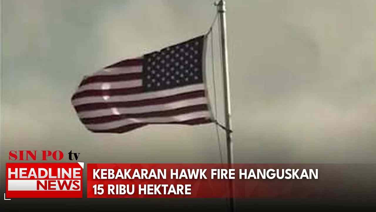 Kebakaran Hawk Fire Hanguskan 15 Ribu Hektare