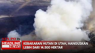 Kebakaran Hutan Di Utah, Hanguskan  Lebih Dari 14.500 Hektar