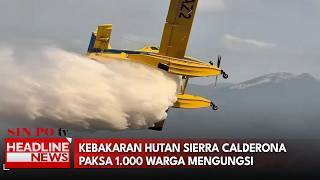 Kebakaran Hutan Sierra Calderona Paksa 1.000 Warga Mengungsi