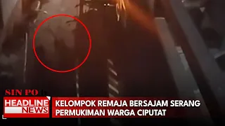 Kelompok Remaja Bersajam Serang Permukiman Warga Ciputat