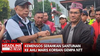 Kemensos Serahkan Santunan Ke Ahli Waris Korban Gempa Ntt