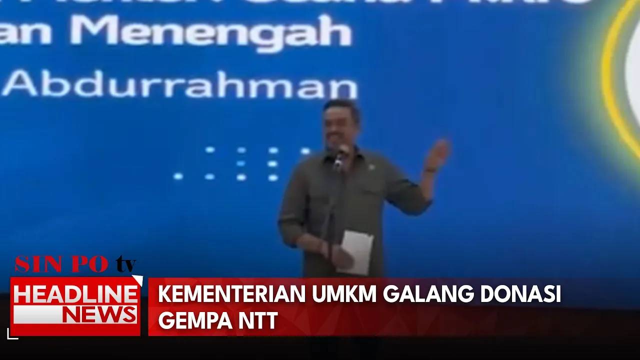 Kementerian Umkm Galang Donasi Gempa Ntt 1