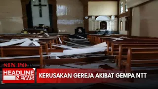Kerusakan Gereja Akibat Gempa NTT