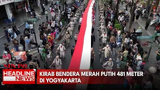 Kirab Bendera Merah Putih 481 Meter di Yogyakarta