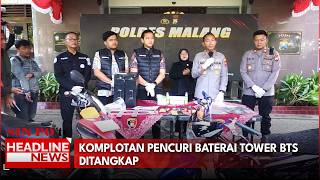 Komplotan Pencuri Baterai Tower BTS Ditangkap