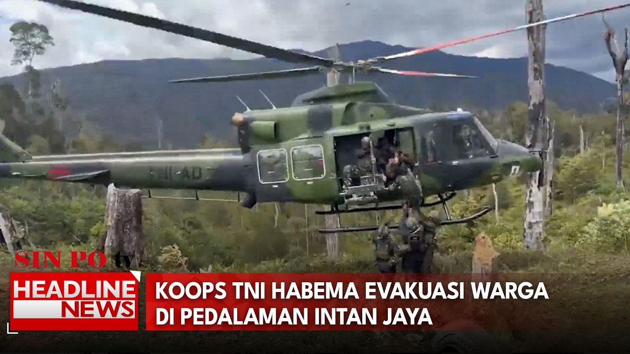 Koops TNI Habema Evakuasi Warga di Pedalaman Intan Jaya