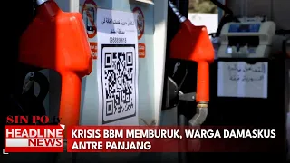 Krisis BBM Memburuk, Warga Damaskus Antre Panjang