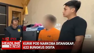 Kurir Pod Narkoba Ditangkap, 622 Bungkus Disita