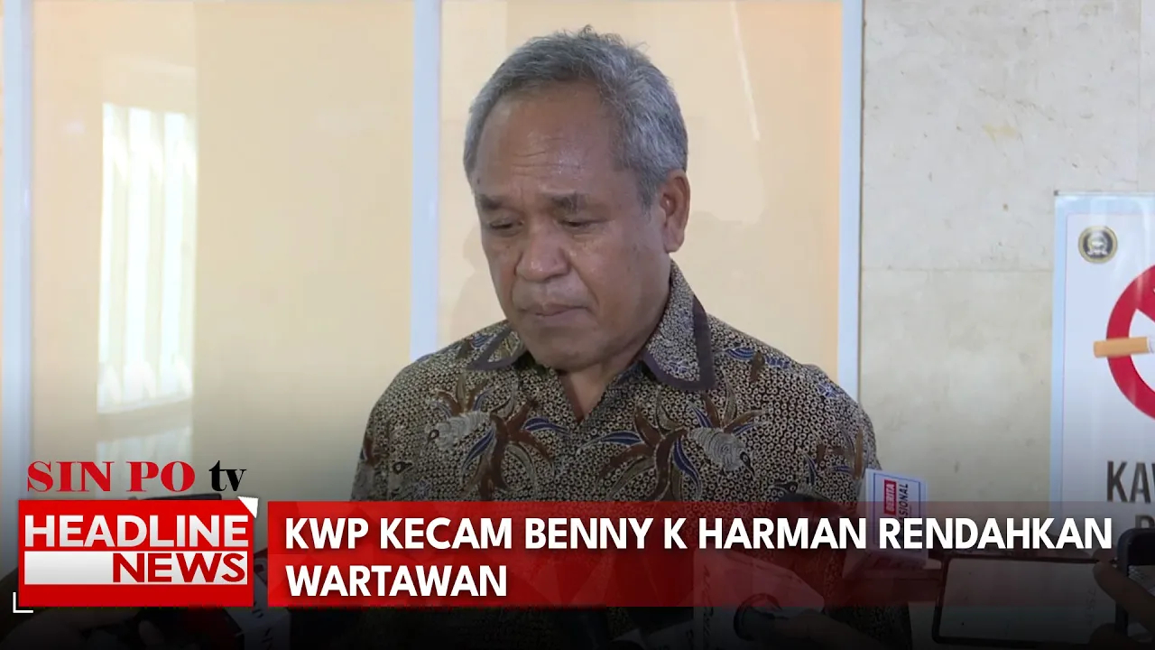 KWP Kecam Benny K Harman Rendahkan Wartawan