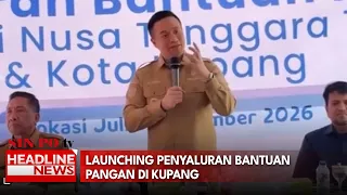 Launching Penyaluran Bantuan Pangan Di Kupang