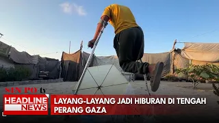Layang-Layang Jadi Hiburan di Tengah Perang Gaza