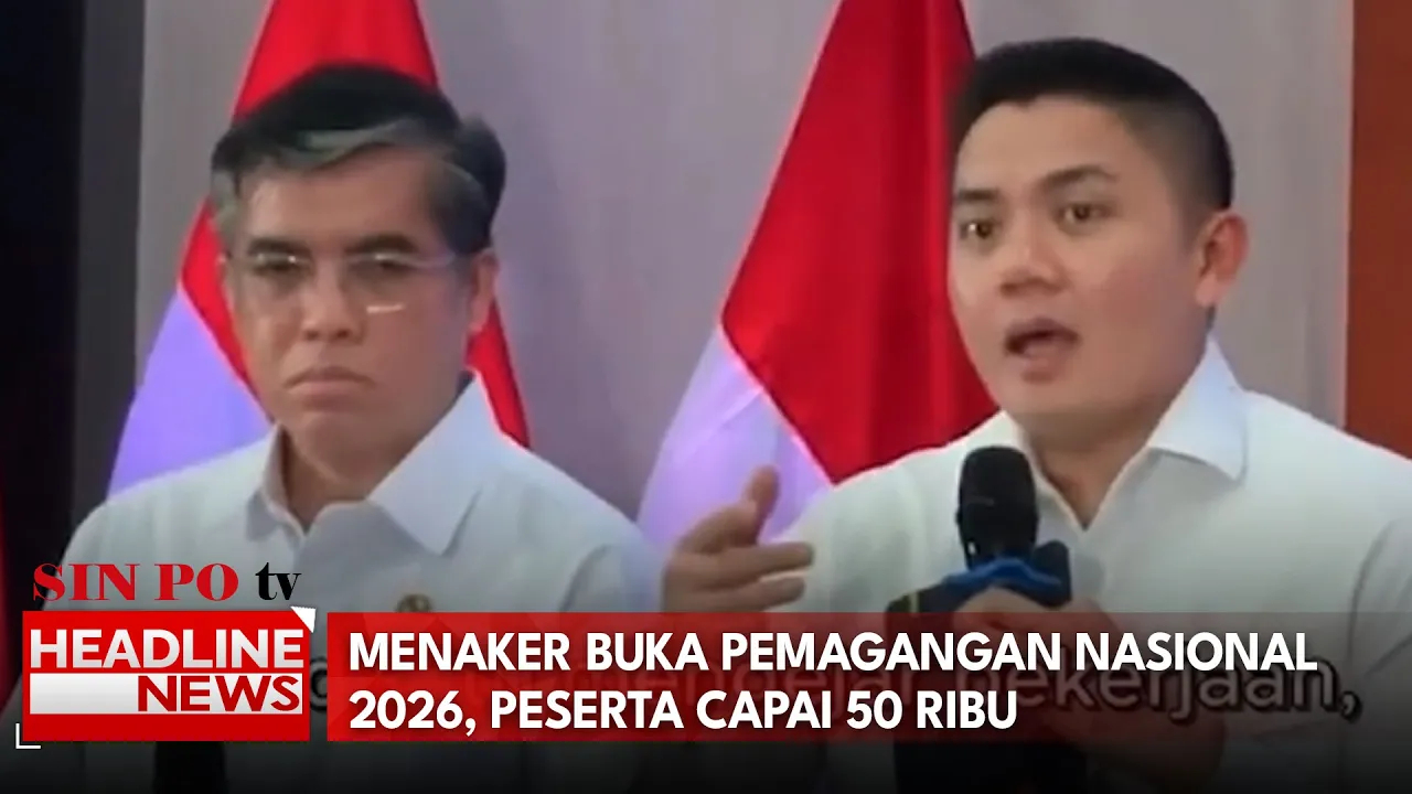 Menaker Buka Pemagangan Nasional 2026, Peserta Capai 50 Ribu