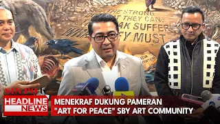 Menekraf Dukung Pameran "Art For Peace" Sby Art Community