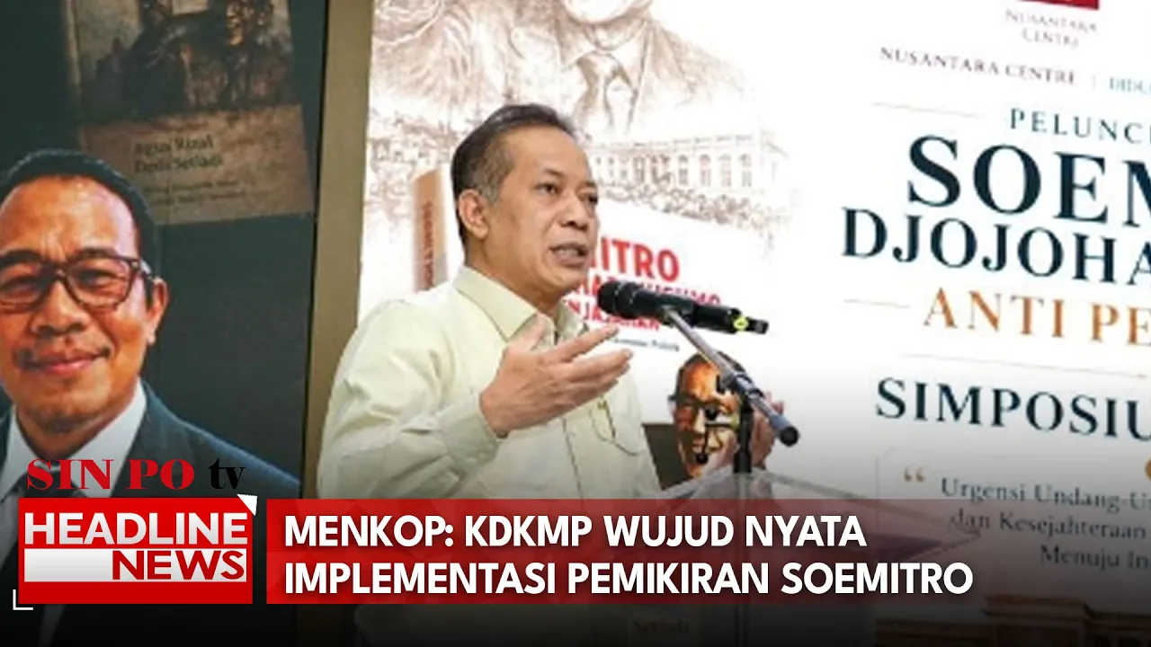 Menkop: KDKMP Wujud Nyata Implementasi Pemikiran Soemitro
