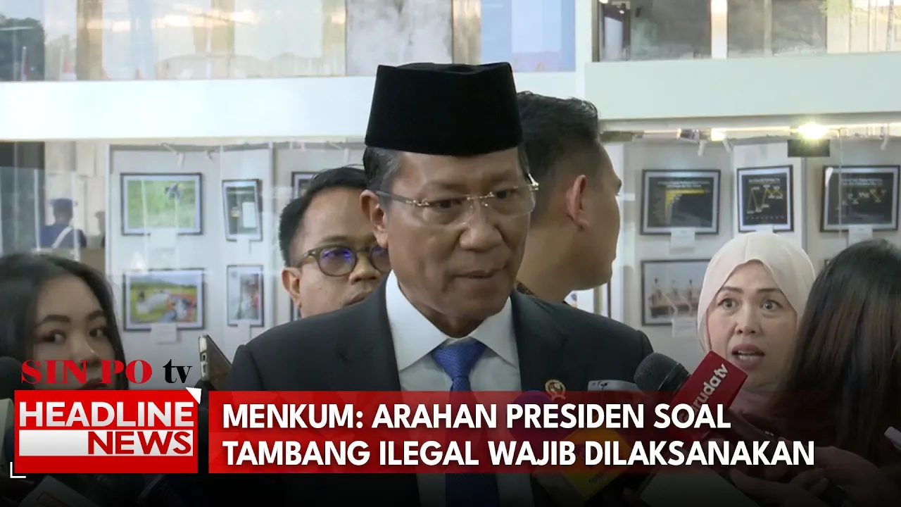 Menkum: Arahan Presiden Soal Tambang Ilegal Wajib Dilaksanakan