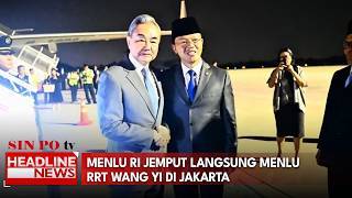 Menlu RI Jemput Langsung Menlu RRT Wang Yi Di Jakarta