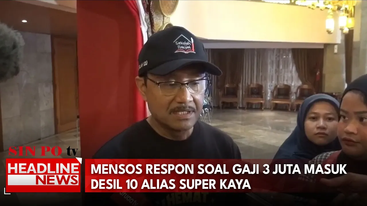 Mensos Respon Soal Gaji 3 Juta Masuk Desil 10 Alias Super Kaya