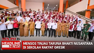 Mensos Tinjau Taruna Bhakti Nusantara di Sekolah Rakyat Gresik