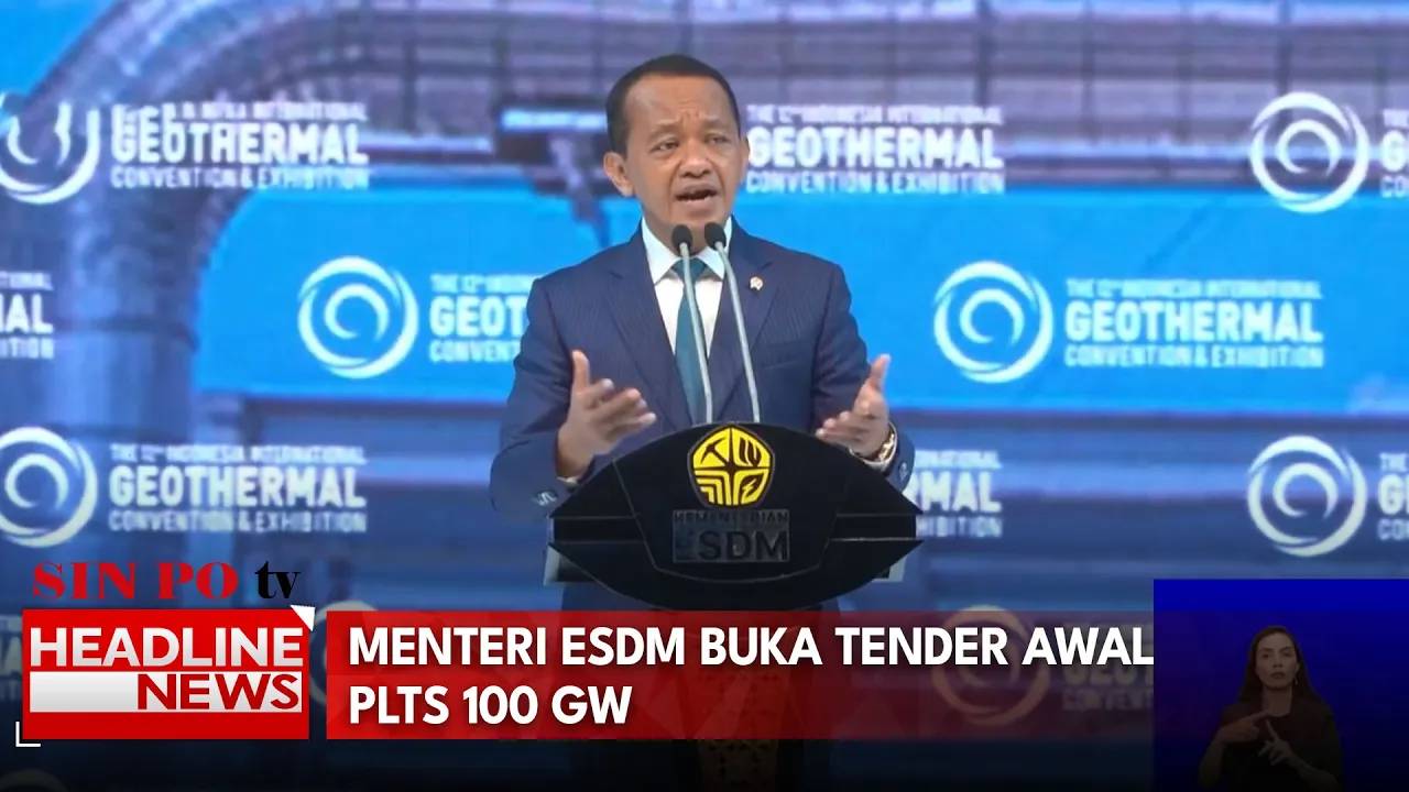 Menteri Esdm Buka Tender Awal Plts 100 Gw 1