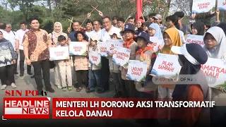 Menteri LH Dorong Aksi Transformatif Kelola Danau