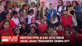 Menteri PPPA & Kak Seto Hibur Anak-Anak Terdampak Gempa NTT