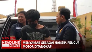Menyamar Sebagai Hansip, Pencuri Motor Ditangkap