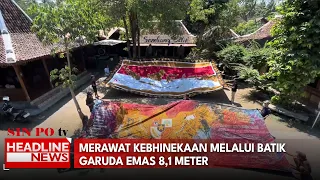 Merawat Kebhinekaan Melalui Batik Garuda Emas 8,1 Meter