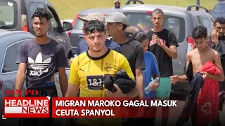 Migran Maroko Gagal Masuk Ceuta Spanyol