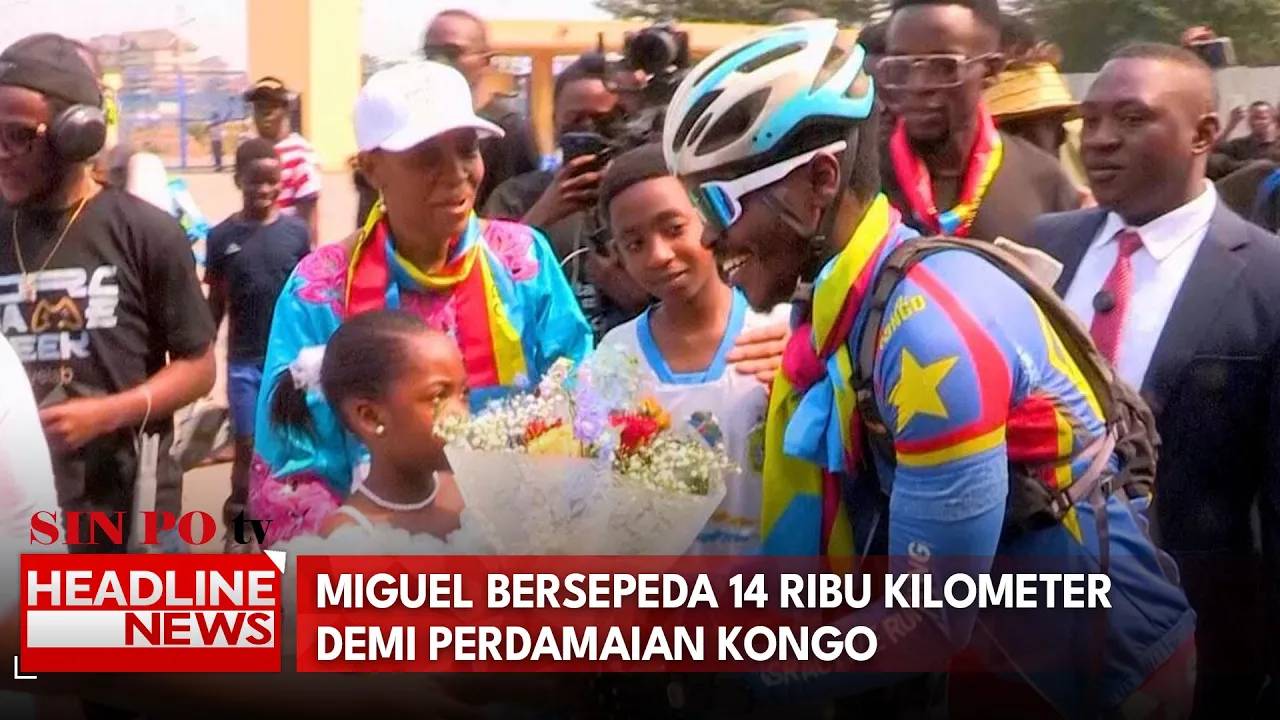 Miguel Bersepeda 14 Ribu Kilometer Demi Perdamaian Kongo