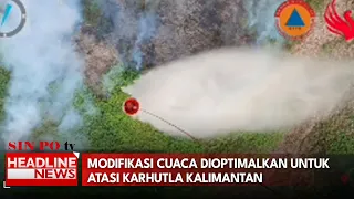 Modifikasi Cuaca Dioptimalkan Untuk Atasi Karhutla Kalimantan