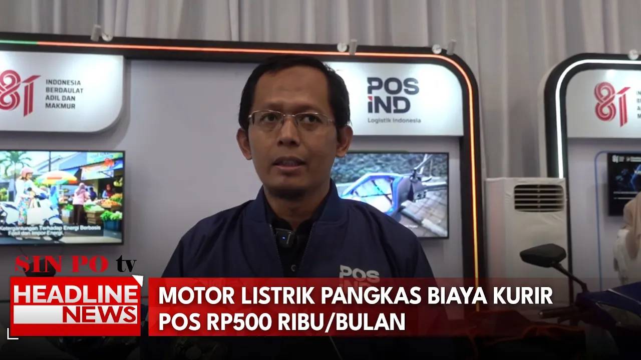 Motor Listrik Pangkas Biaya Kurir Pos Rp500 Ribu/Bulan