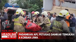 Padamkan Api, Petugas Damkar Temukan 4 Korban Jiwa