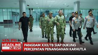 Pangdam XXII/TB Siap Dukung Percepatan Penanganan Karhutla