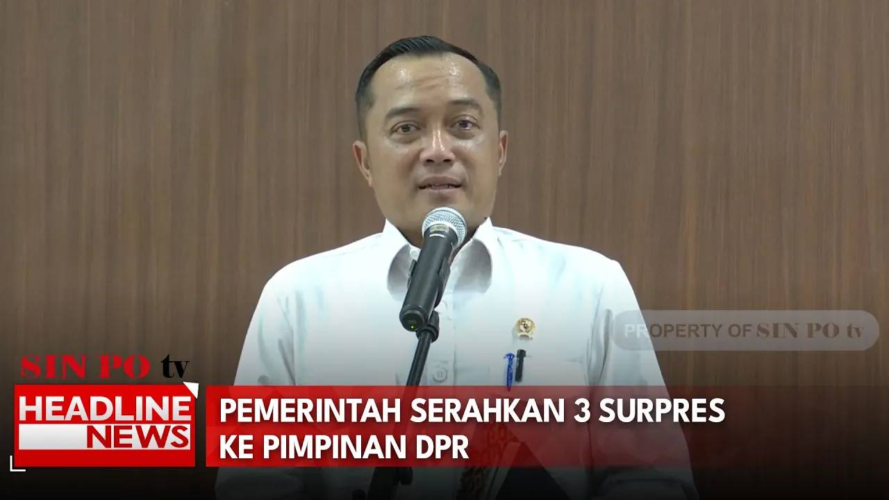 Pemerintah Serahkan 3 Surpres ke Pimpinan DPR