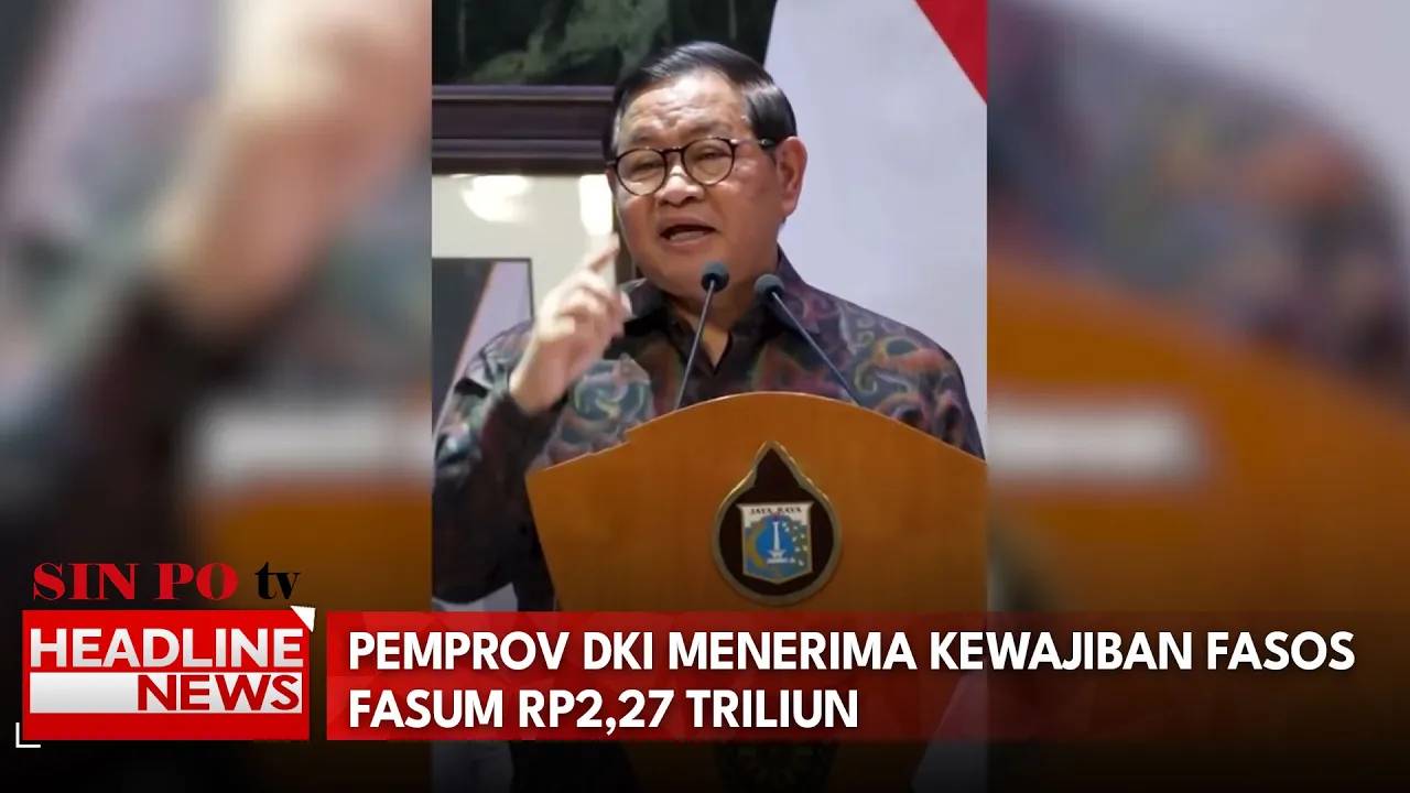 Pemprov DKI Menerima Kewajiban Fasos Fasum Rp2,27 Triliun