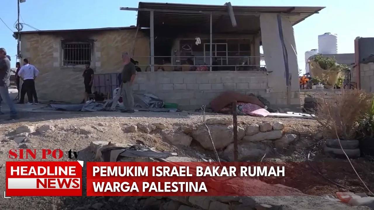 Pemukim Israel Bakar Rumah Warga Palestina