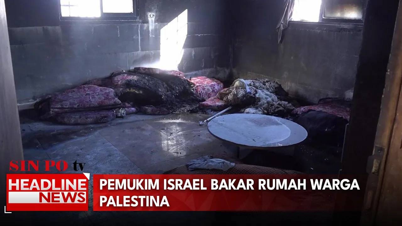 Pemukim Israel Bakar Rumah Warga Palestina