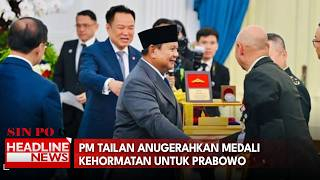PM Thailand Anugerahkan Medali Kehormatan untuk Prabowo