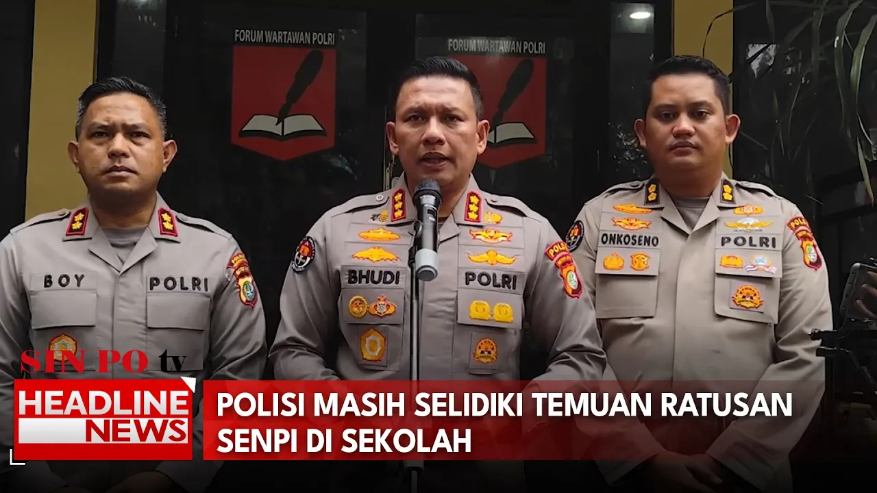 Polisi Masih Selidiki Temuan Ratusan Senpi Di Sekolah